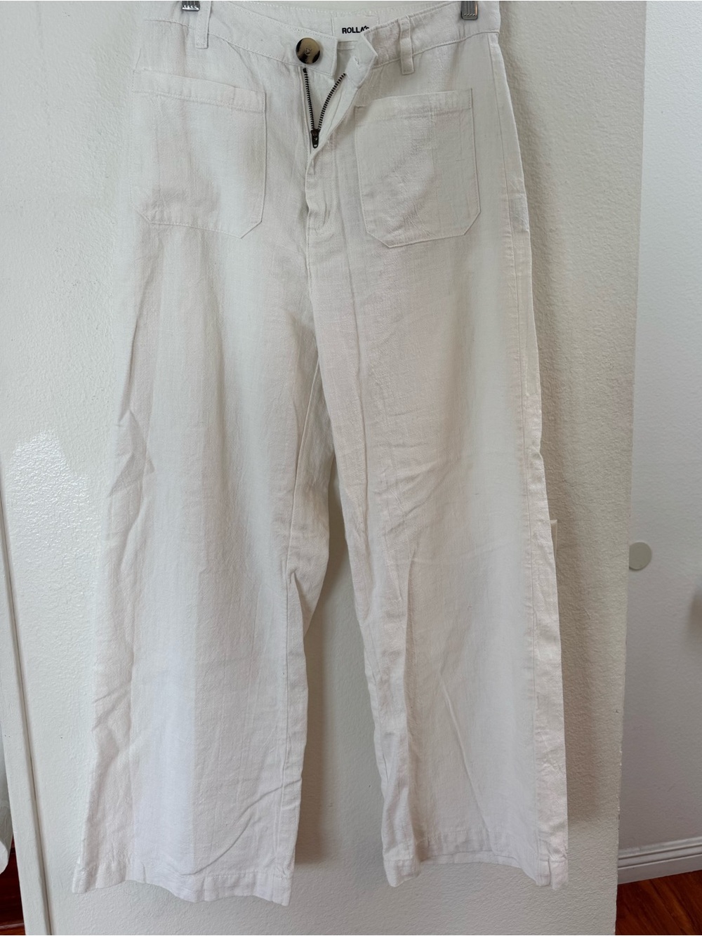 ROLLA'S women’s Wide-Leg Pants in Off-White